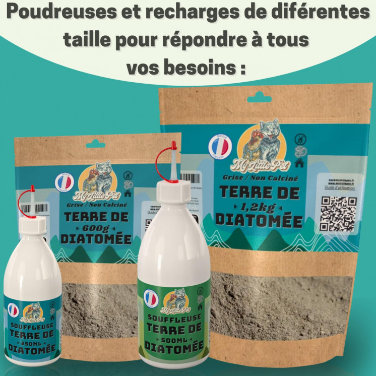 100% Terre de Diatomée Alimentaire Blanche | Terre de Diatomée Punaise de Lit | Poudre de Diatomée Cafard | Terre de Diatomée