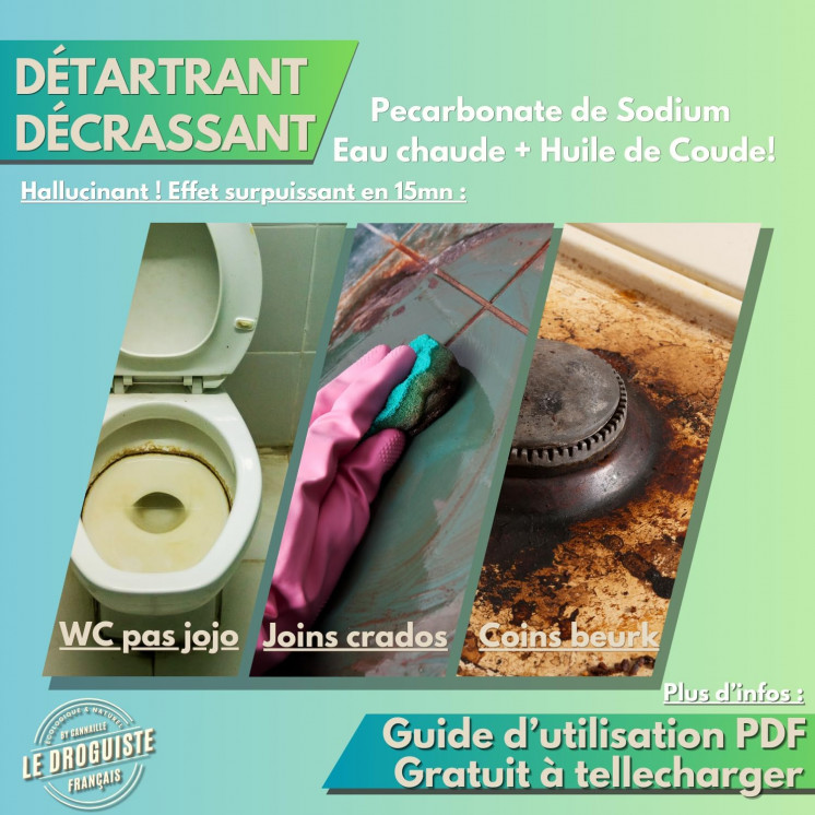 2.5kg Percarbonate de Soude +/- 250 lavages | Doypack + Cuillère doseuse | Nettoyant Écologique Multi-Usage Blanchissant Linge